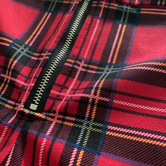 Casual Skinny Leggings Stretchy High Waisted Plaid - Picture 12 of 12